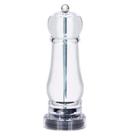 Moedor Triturador de Pimenta Sal Grãos Manual 17cm Acrílico e Cerâmica