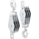 Moitão/Cadernal 60Mm X 3 Roldanas 970 kg Para Corda Elevação de Carga -Vonder