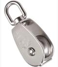 Moitão Náutico c/ Roldana 32mm e Suporte INOX - Cabos 10mm