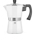 Moka Pot Espresso Zulay Premium 540ml - À Prova de Vazamentos (Branco)