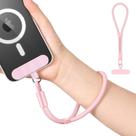 MoKo Pulseira Ajustável para Celular em Poliéster Dourado Rosé