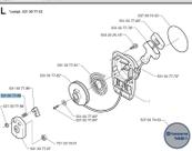 MOLA Trava Arranque Roçadeira 142R RB 143R Cód 531007786 Husqvarna