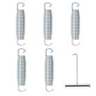 Molas para trampolim Ecjiuyi, 5 unidades, 14 cm, aço inoxidável