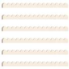 Moldagem recortada de madeira Trim Threehoney 40 cm x 3 cm (pacote com 12)