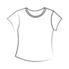 Molde baby look malha alta elasticidade tamanho P ao GG by Marlene Mukai