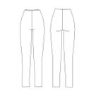 Molde base malha de calça feminina solta tamanho 36 ao 54 by Wania Machado Molde base malha de calça feminina solta tamanho 36 ao 54 by Wania Machado