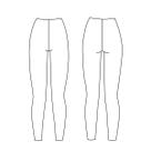 Molde base malha para legging sem costura lateral tamanho 36 ao 54 by Wania Machado Molde base malha para legging sem costura lateral tamanho 36 ao 54 by Wania Machado