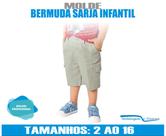 Molde Bermuda Sarja Infantil, Modelagem&Diversos, Tamanhos 2 ao 16