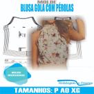 Molde blusa gola, modelagem&diversos, p-xg, correios