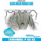 Molde blusa manga flare, modelagem&diversos, p-xg, correios Molde blusa manga flare, modelagem&diversos, p-xg, correios