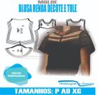 Molde blusa renda, modelagem&diversos, p-xg, correios
