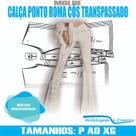 Molde calça ponto roma, modelagem&diversos, p-xg, correios Molde calça ponto roma, modelagem&diversos, p-xg, correios