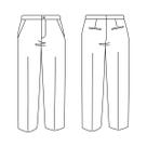 Molde calça social masculina tamanho 36 44 by Marlene Mukai