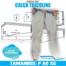Molde calça tricoline, modelagem&diversos, p ao xg, correios Molde calça tricoline, modelagem&diversos, p ao xg, correios
