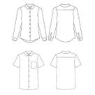 Molde camisa masculina adulto 36 ao 44 by Wania Machado