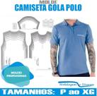 Molde Camiseta Gola Polo, Modelagem&Diversos, Tamanhos Pp Ao Eg