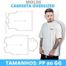 Molde camiseta oversized, modelagem&diversos, correios