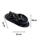 MOLDE COMEDOURO PARA GATO - REF. 06 - ABS - 24x15 cm - Altura 6 cm