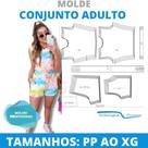 Molde conjunto adulto, modelagem&diversos, correios