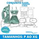 Molde conjunto escolar, modelagem&diversos, correios