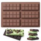 Molde de barra de chocolate Husfunov 100% silicone de qualidade alimentar