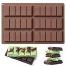 Molde de barra de chocolate Husfunov 100% silicone de qualidade alimentar