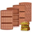 Molde de barra de chocolate KASHME Deep Dubai com 10 Snap+ Pyramid