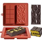 Molde de barra de chocolate UWILLION Deep Dubai Pistachio Silicone