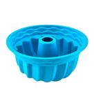 Molde de bolo de chiffon de silicone de 9 polegadas - antiaderente e resistente ao calor
