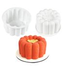 Molde de bolo de mousse de pétalas de flores redondas para doces franceses