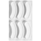 Molde de bolo de mousse de silicone de 16 cavidades, fácil de desmoldar, durável