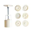 Molde De Bolo Lunar Com Flores, Ferramenta De Decoração DIY Para Fondant, Molde De Confeitaria Para