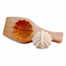 Molde de bolo lunar de madeira para bolos DIY e fabricação de bolos lunares