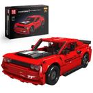 Molde de brinquedo de construção King Hellcat Super Car 738 unidades para crianças maiores de 8 anos Molde de brinquedo de construção King Hellcat Super Car 738 unidades para crianças maiores de 8 anos