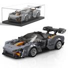 Molde de brinquedo de construção King Speed Champions Senna com vitrine
