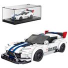 Molde de brinquedo de construção King Speed Champions Viper com vitrine