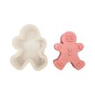 Molde De Cera De Gesso Para Velas De Natal Em Formato De Boneco De Gengibre E Alce, DIY, Para