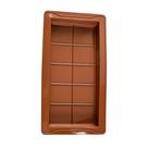 Molde de chocolate de silicone de 12 cavidades - Brown Non-Stick Baking M