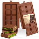 Molde de chocolate ROMINVIC Dubai, pacote com 2 unidades com raspador de silicone