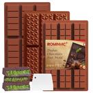 Molde de chocolate ROMINVIC Dubai, pacote com 3 unidades de silicone, 1,3 cm de profundidade