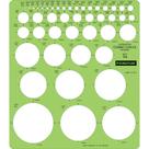 Molde de Círculos STAEDTLER Combo 977 110 com 45 Círculos Molde de Círculos STAEDTLER Combo 977 110 com 45 Círculos