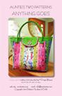 Molde de Costura Aunties Two Bolsa Tote Anything Goes, 38x38x20 cm
