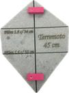 Molde De Madeira Para Confecção De Pipa Terremoto 45 Cm