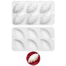 Molde de mousse de silicone Shell para bolo, pudim, geleia e sabonete