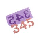 Molde de Números Decorados ( 3-4-5 ) - GMEZN1121