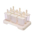 Molde De Picolé DIY Com Palito De Plástico, Máquina De Sorvete Caseiro, Bandeja De Cubos De Gelo,