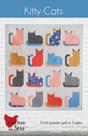 Molde de Quilt Kitty Cats em 3 Tamanhos para Fat Quarter