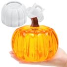 Molde de Resina para Tarro de Calabaza de 13 cm con Tapa para DIY