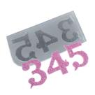 Molde De Silicone 149 - Números Grandes 3-4-5 - Letras