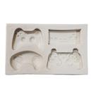 Molde De Silicone - 1833 - Controle Video Game - 1 unidade - Mazulli - Rizzo